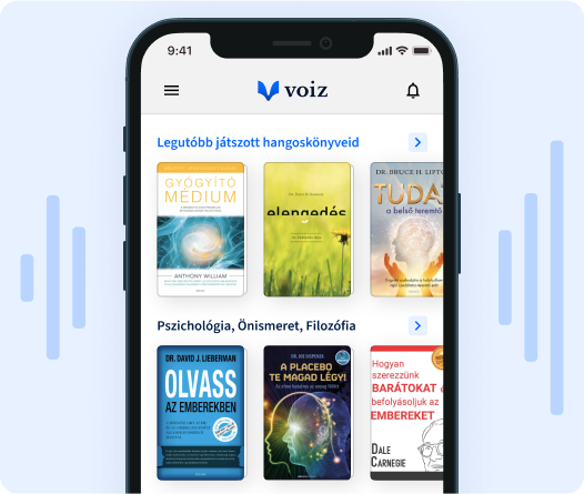Képernyő metszet a Voiz mobil alkalmazásból