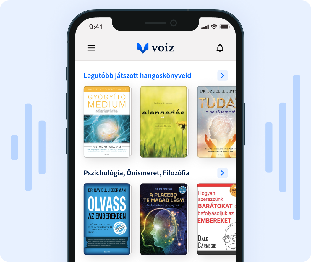 Voiz applikáció a telefonodon.